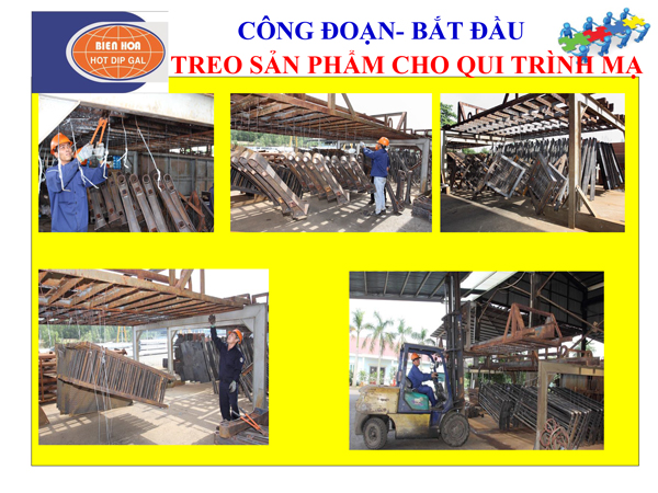 Treo sản phẩm cho quy trình mạ Treo sản phẩm cho quy trình mạ